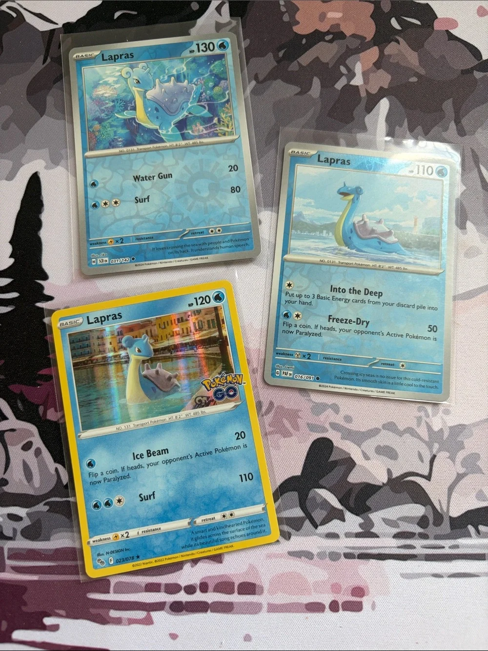 🌊 Lapras Pokémon Holo & Reverse Holo Card Lot | 3 Cards ✨5/$25✨